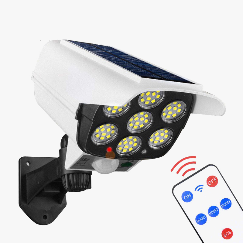 77led simulační monitor sluneční lampa napájená